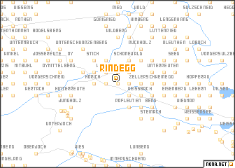 map of Rindegg
