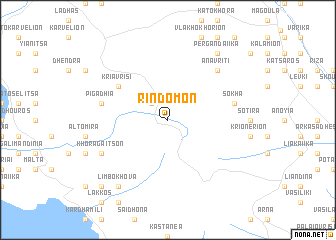 map of Ríndomon