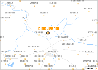 map of Ringuvėnai