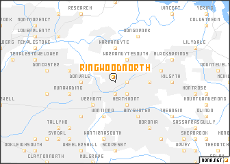 map of Ringwood North