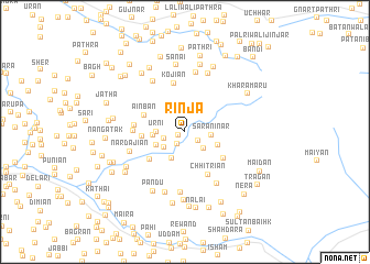 map of Rīnja