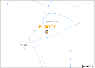 map of Rinqênzê