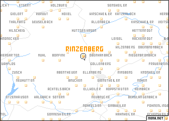 map of Rinzenberg