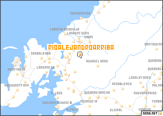 map of Río Alejandro Arriba