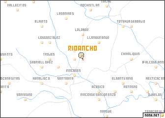 map of Río Ancho