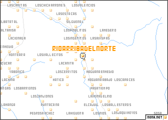 map of Río Arriba del Norte