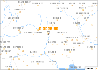 map of Río Arriba