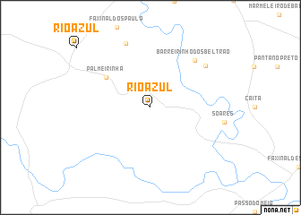 map of Rio Azul