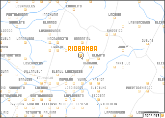 map of Ríobamba