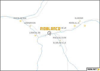 map of Río Blanco