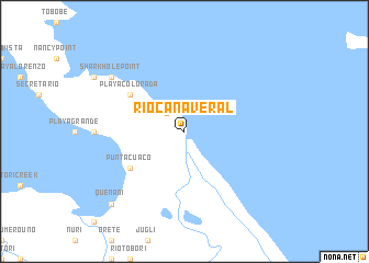 map of Río Cañaveral