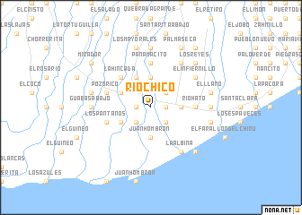 map of Río Chico