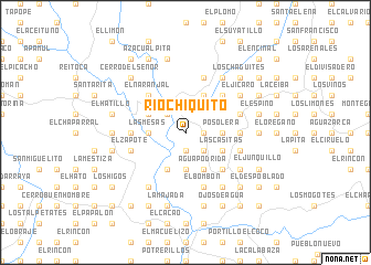 map of Río Chiquito