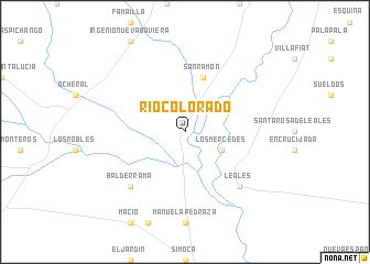 map of Río Colorado