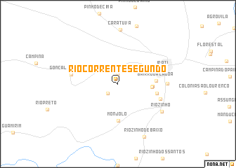 map of Rio Corrente Segundo