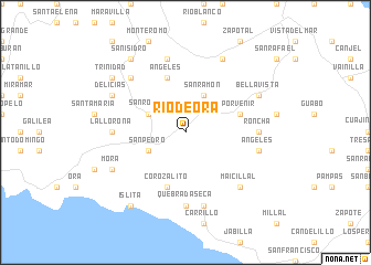 map of Río de Ora