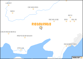 map of Rio Dourado