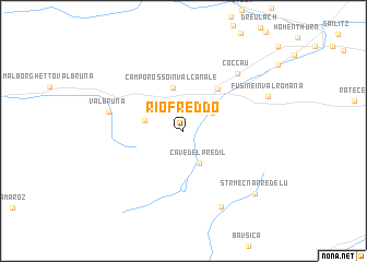 map of Riofreddo