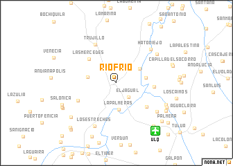 map of Riofrío