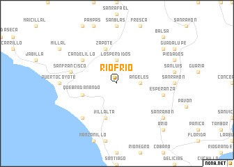 map of Río Frío