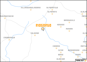 map of Ríogordo