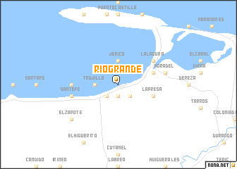 map of Río Grande