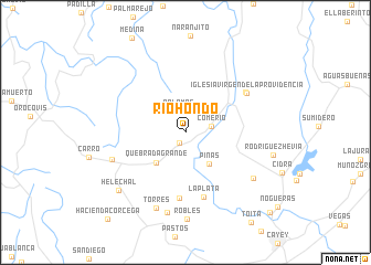 map of Rio Hondo