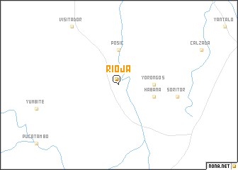 map of Rioja