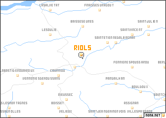map of Riols