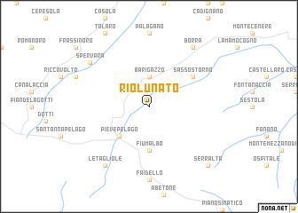 map of Riolunato