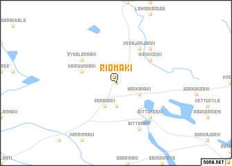 map of Riomäki