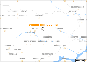 map of Ríomalo de Arriba