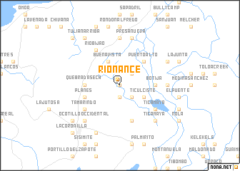 map of Río Nance