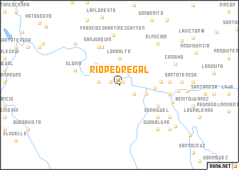 map of Río Pedregal