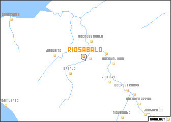 map of Río Sábalo