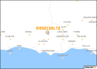 map of Ríoseco Alto