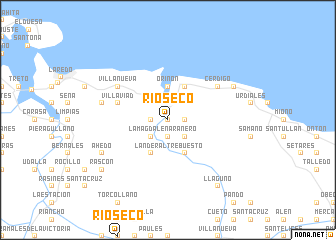 map of Ríoseco