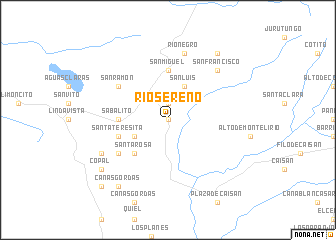 map of Río Sereno