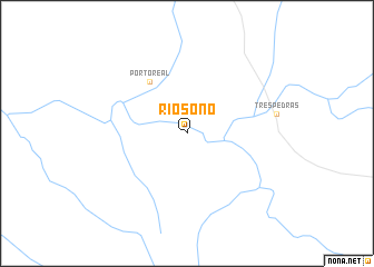 map of Rio Sono