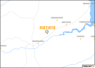 map of Rio Tinto