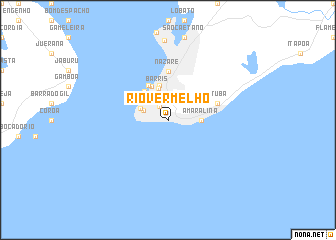 map of Rio Vermelho