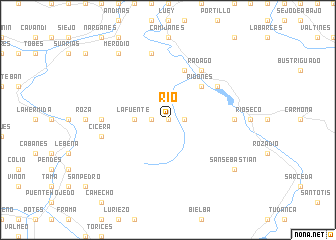 map of Río