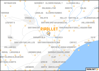 map of Ripollet