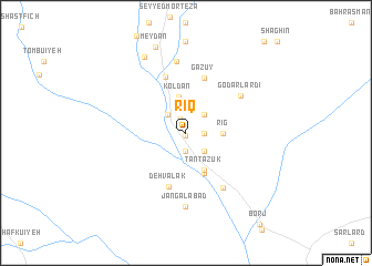 map of Rīq