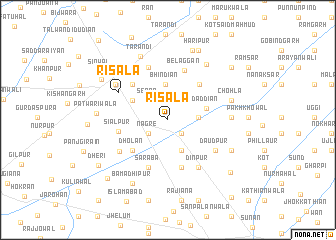 map of Risāla