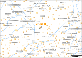 map of Risāla