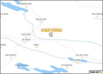 map of Risåträsk