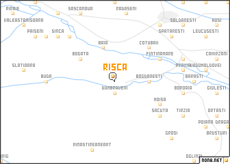 map of Rîşca