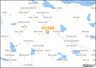 map of Risebo