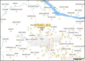 map of Rishelieu